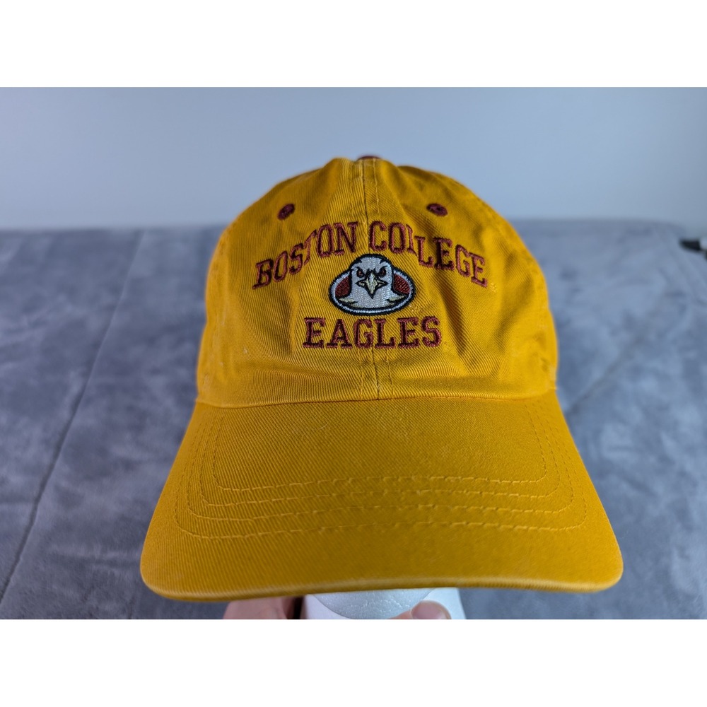 Ahead Vintage Boston College Eagles Hat Gold Beat Notre Dame 2007 Adjustable Cap